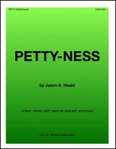 Petty-ness Unison/Two-Part choral sheet music cover